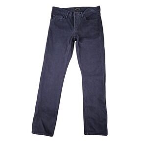 Tom Ford Mens Navy‎ Blue Grey Corduroy Pants Button Fly Size 30 Slim